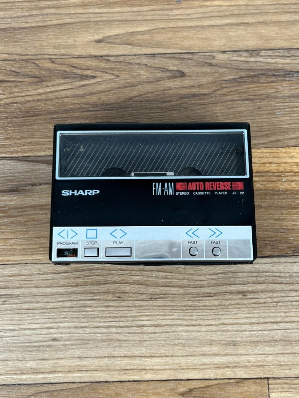 Sharp Tuner Pack TP-7g & Stereo FM AM Cassette Player JC-22 Walkman Needs REPAIR